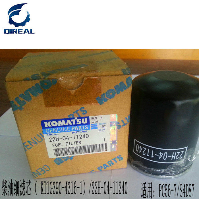 22H-04-11240 Excavator Fuel Filter For PC56-7 S4D87